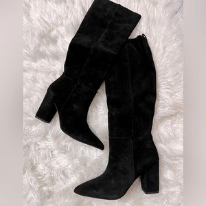 Steve Madden Raddle Black Suede 6.5